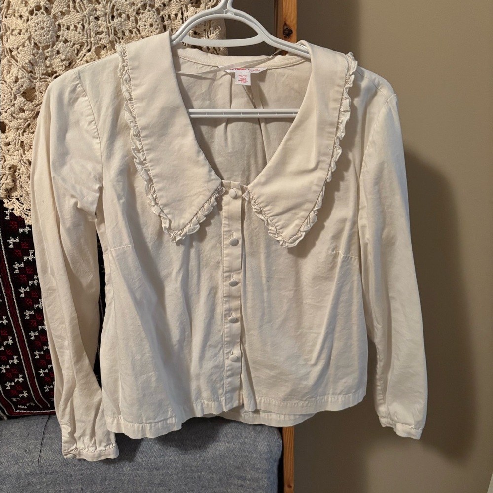 Joe Fresh Ivory Button-Down Shirt